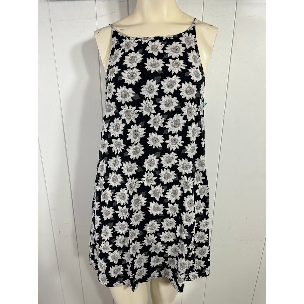 Vans Black and White Floral Mini Dress